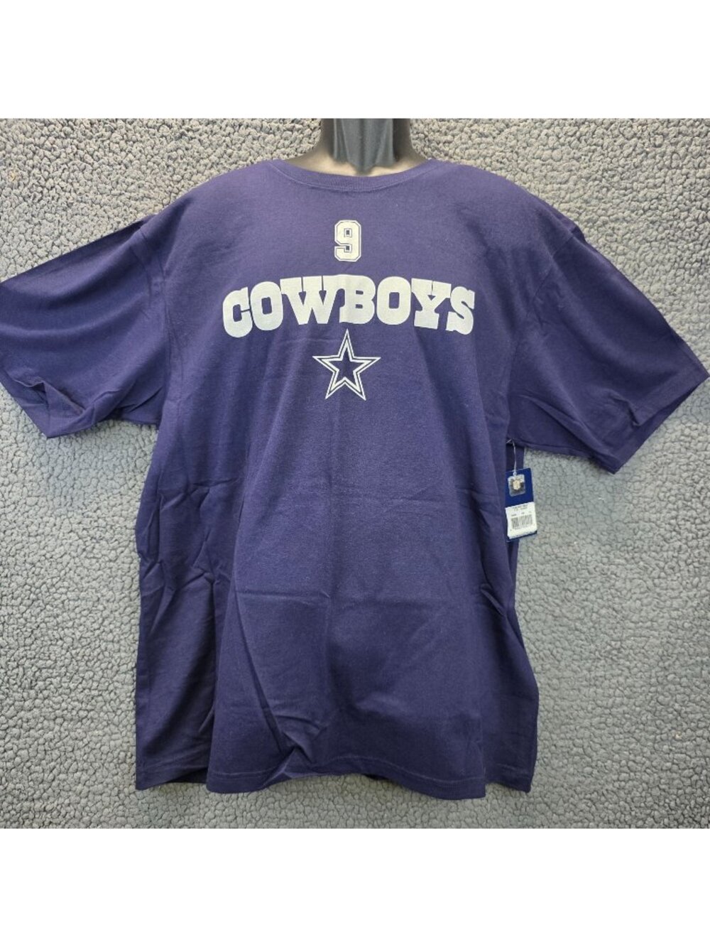 Dallas Cowboys Authentic NFL Tony Romo T-shirt XL Blue Football Blockcore Sporty